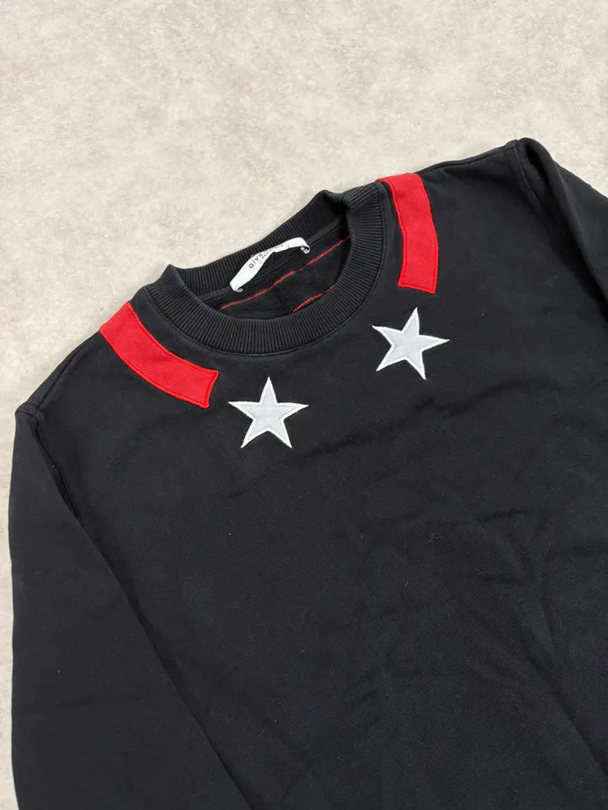 AW2015 Givenchy Black Stars Crewneck Sweater by Riccardo Tisci lrDutvO 4