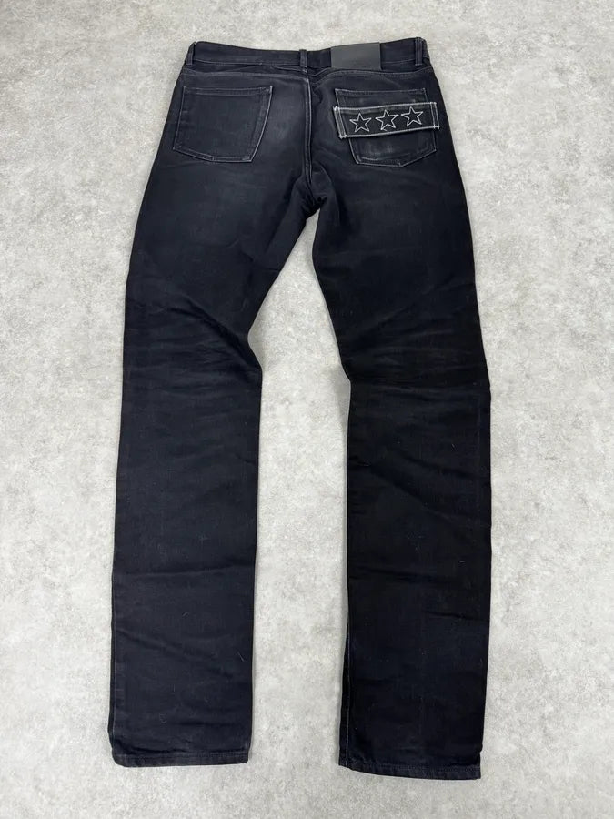 AW2015 Givenchy Black Stars Slim Denim Jeans by Riccardo Tisci ycghpUq 4