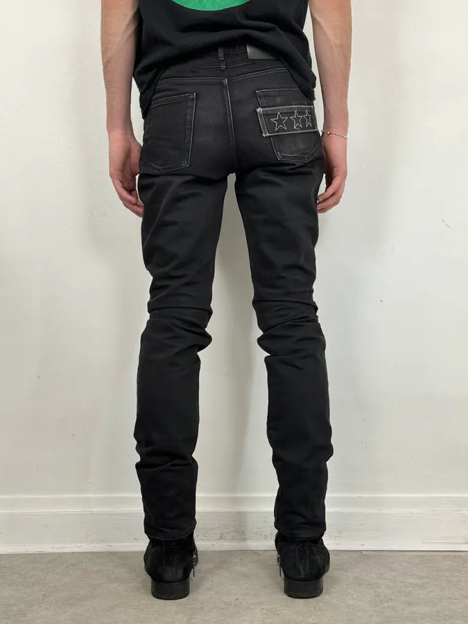 AW2015 Givenchy Black Stars Slim Denim Jeans by Riccardo Tisci ycghpUq 3