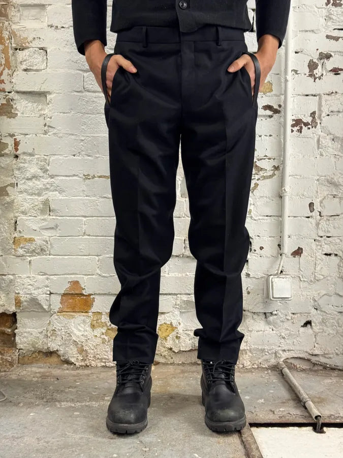 AW2015 Givenchy Black Wool Tailored Pants by Riccardo Tisci IVCPkYI 1