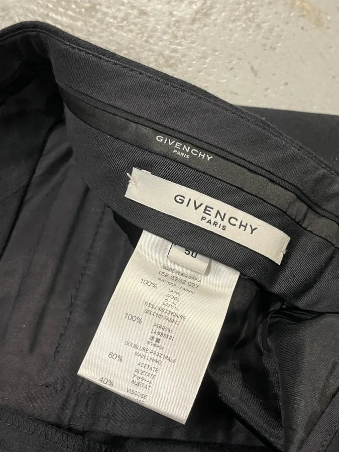 AW2015 Givenchy Black Wool Tailored Pants by Riccardo Tisci IVCPkYI 9