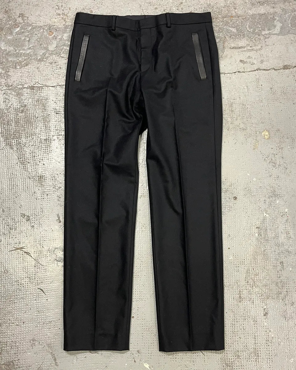 AW2015 Givenchy Black Wool Tailored Pants by Riccardo Tisci IVCPkYI 0