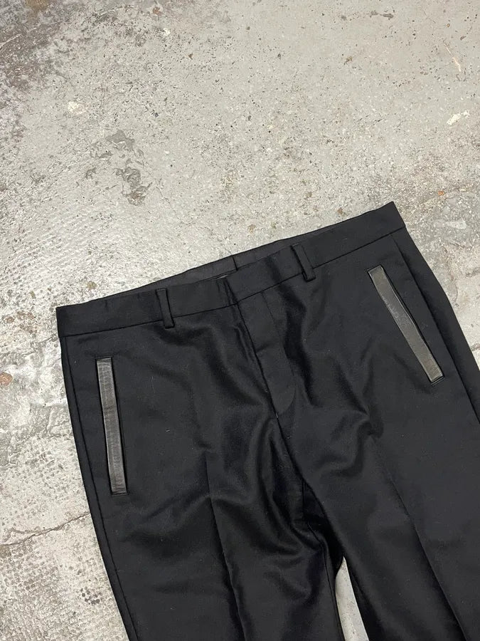 AW2015 Givenchy Black Wool Tailored Pants by Riccardo Tisci IVCPkYI 4