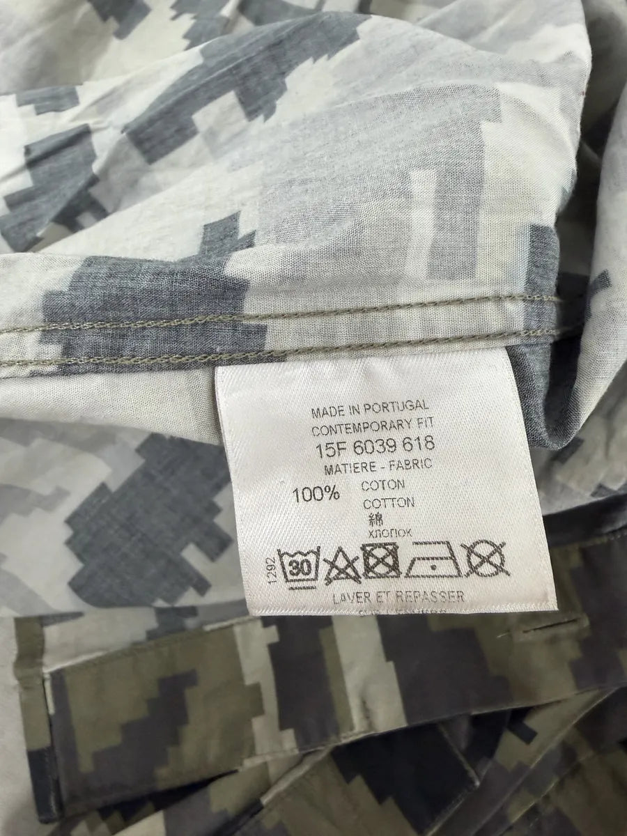 AW2015 Givenchy Camo Green Shirt by Riccardo Tisci WFBvguw 9