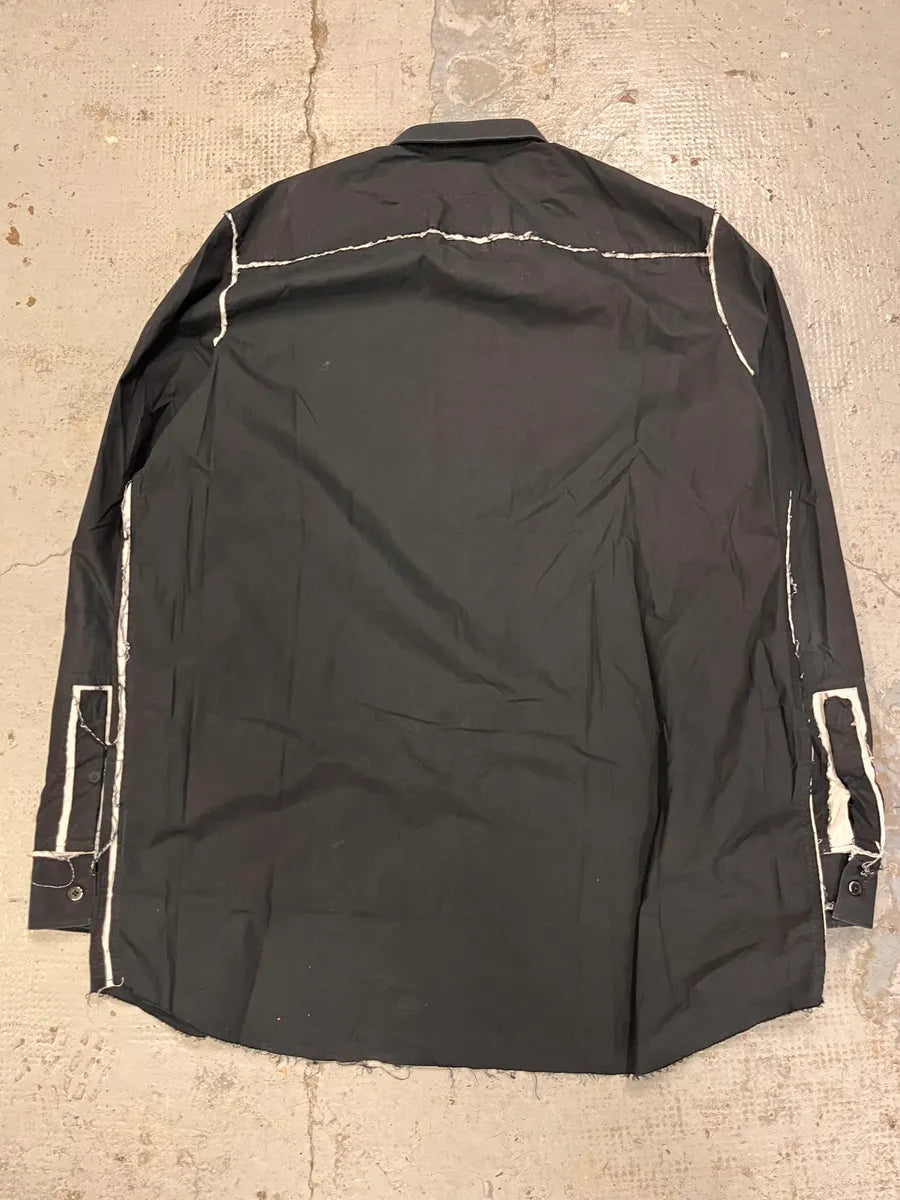 AW2015 Givenchy Overprinted Black Shirt by Riccardo Tisci PqqydKO 7