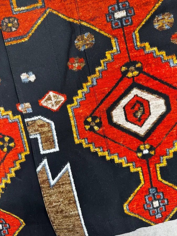 AW2015 Givenchy Sample Black & Orange Persian Long Jacket by Riccardo Tisci oVfATSL 13