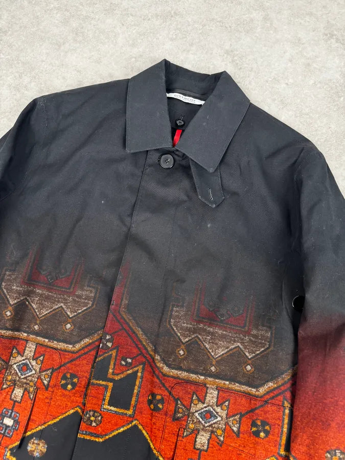 AW2015 Givenchy Sample Black & Orange Persian Long Jacket by Riccardo Tisci oVfATSL 5