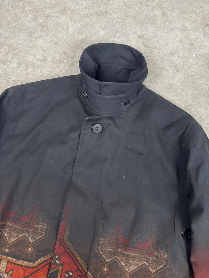 AW2015 Givenchy Sample Black & Orange Persian Long Jacket by Riccardo Tisci oVfATSL 6