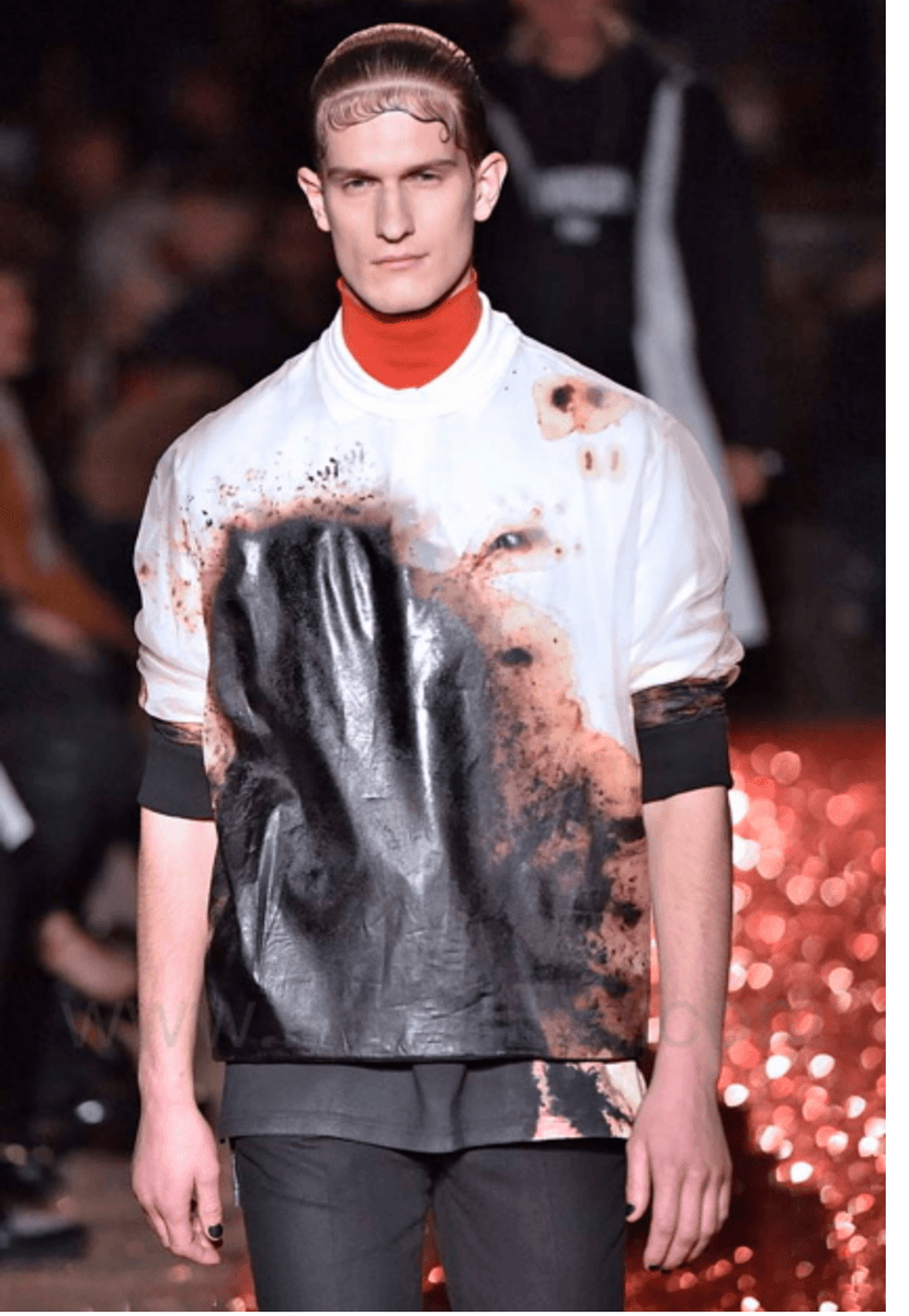 AW2015 Givenchy Volcano Deconstructed Sweater by Riccardo Tisci bCzOWCb 3
