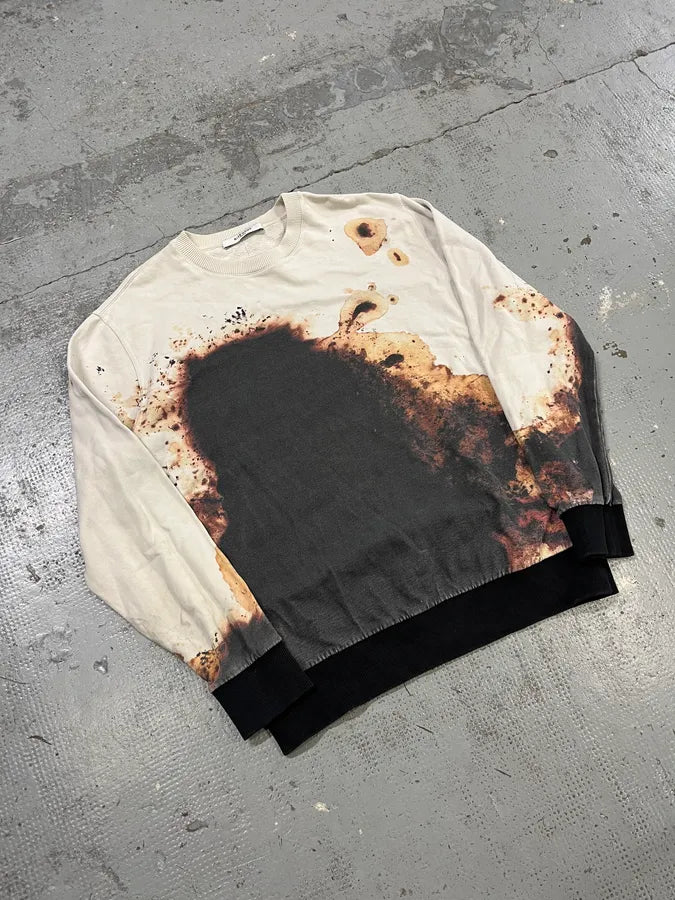 AW2015 Givenchy Volcano Deconstructed Sweater by Riccardo Tisci bCzOWCb 4