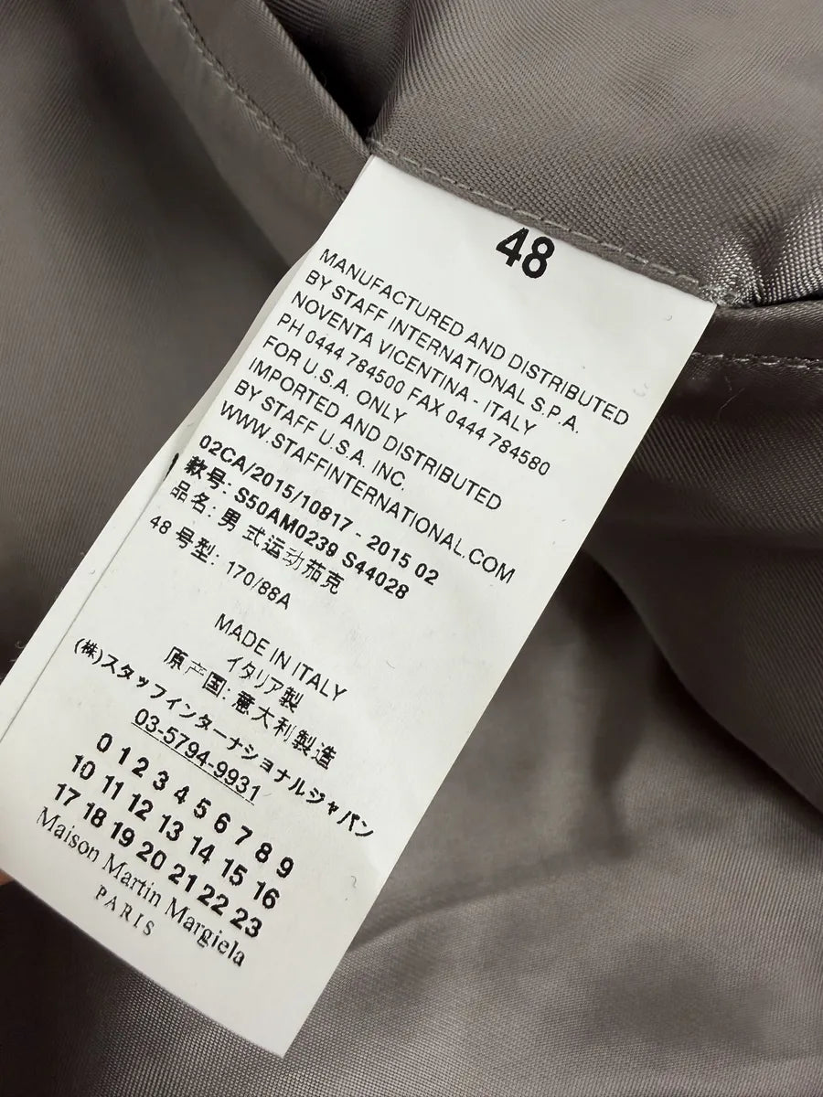 AW2015 Maison Margiela Navy Bomber Jacket with Shearling Collar MwBFeXz 11