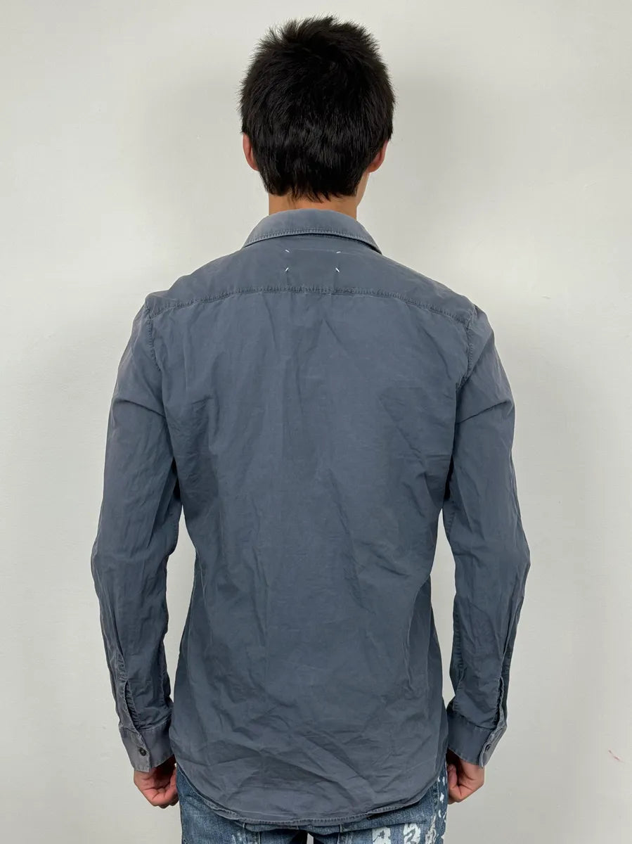 AW2015 Maison Margiela Navy Faded Shirt UuySDyq 2
