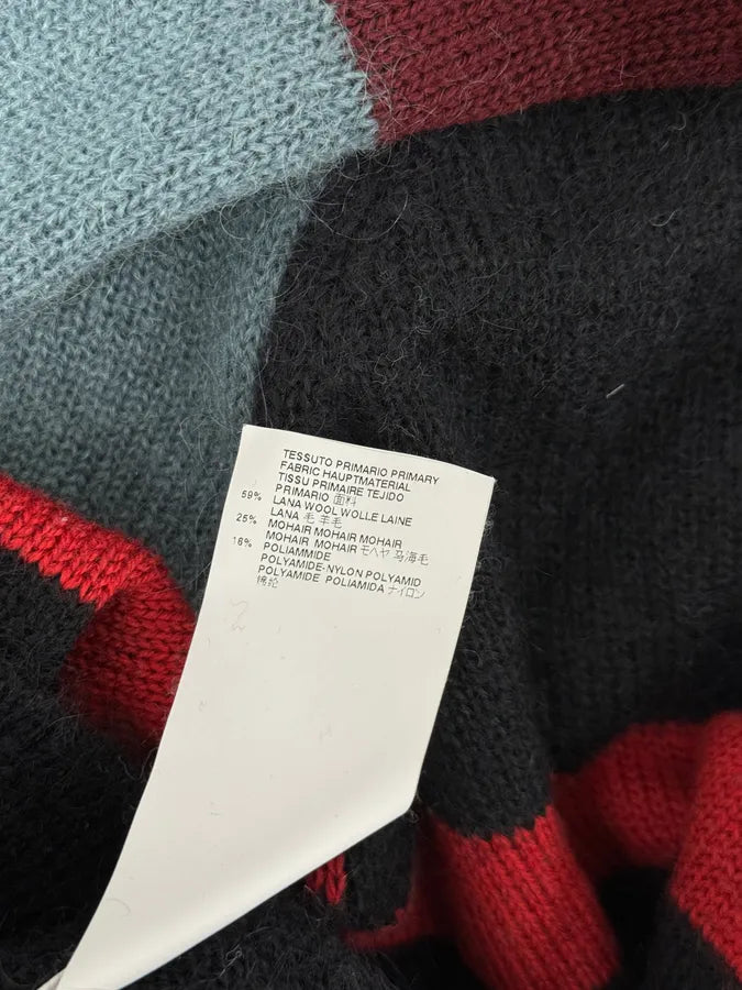 AW2015 Maison Margiela Red & Black Striped Wool Sweater eXfpjXh 10