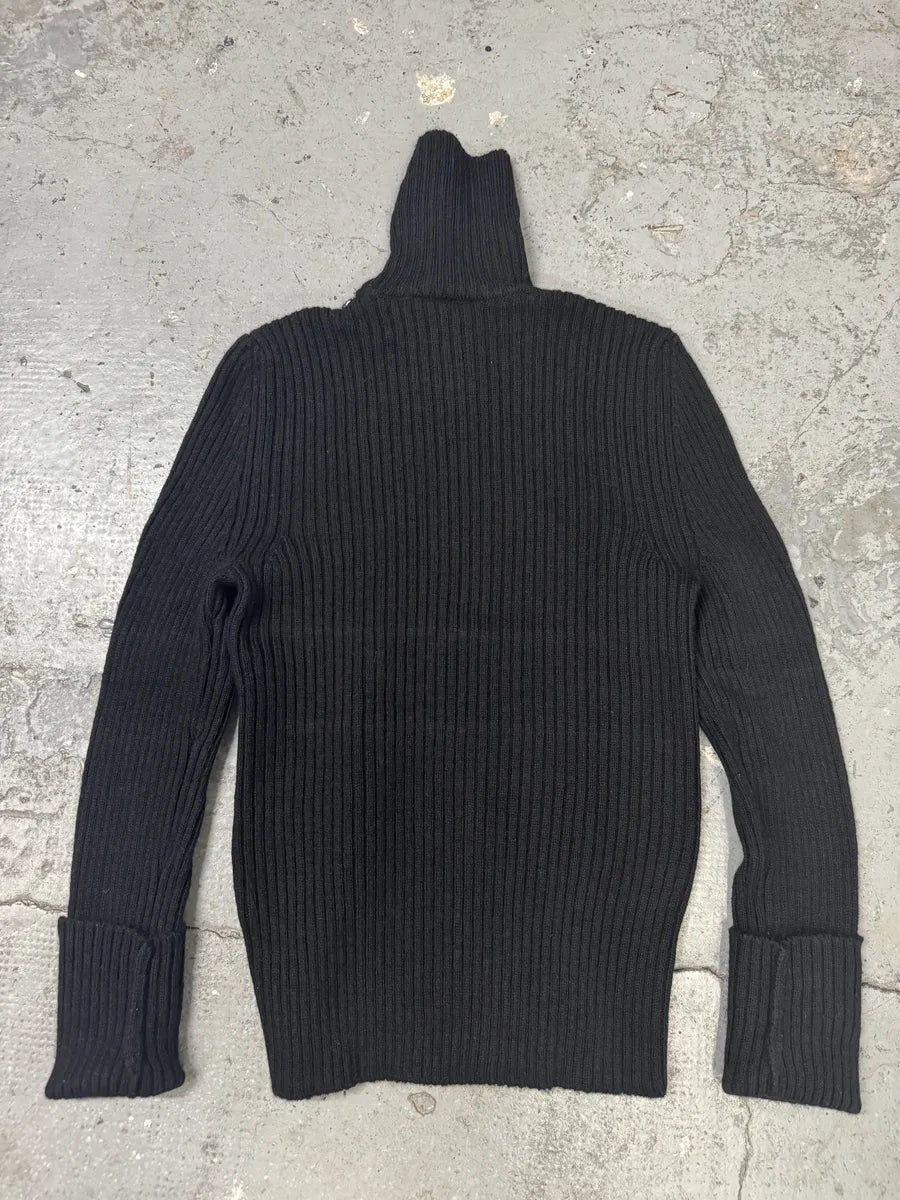AW2015 Maison Margiela Wool Black & White Turtleneck ymERoBr 3