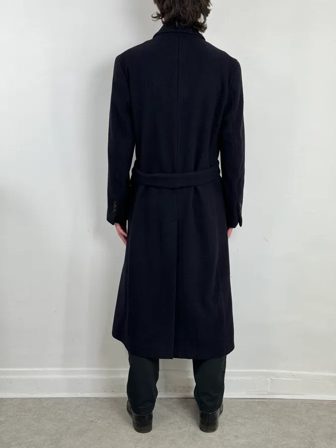 AW2015 Marc Jacobs Navy Classy Trench Coat QDhBumM 2