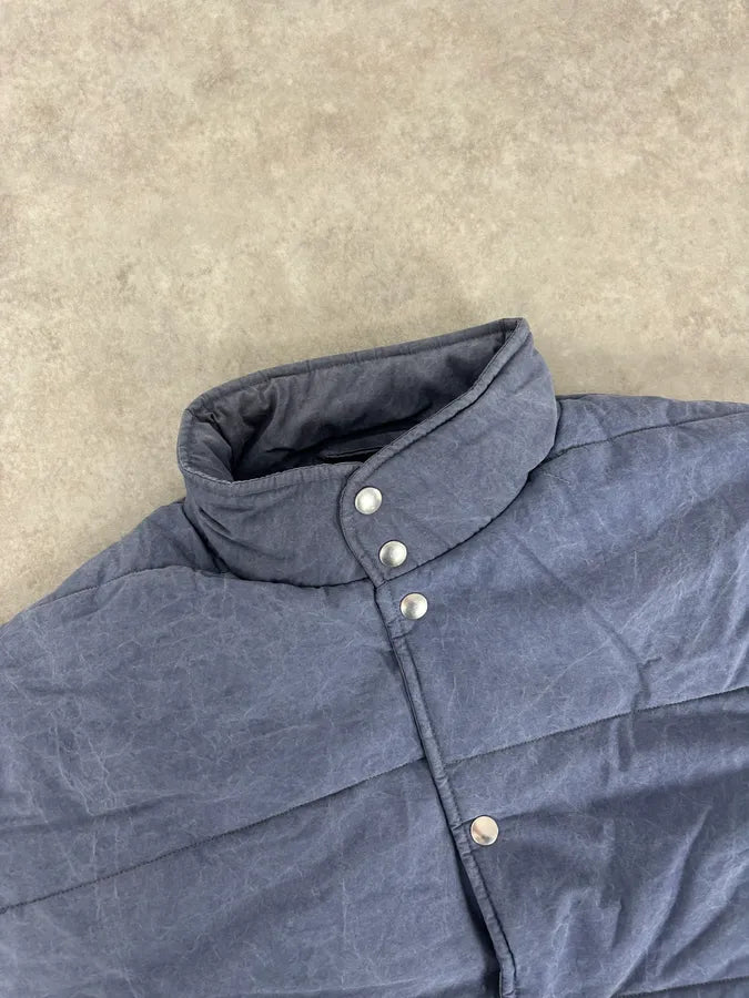 AW2015 Our Legacy Blue Pigment Tie Dye Puffer Bomber Jacket RutiipE 3