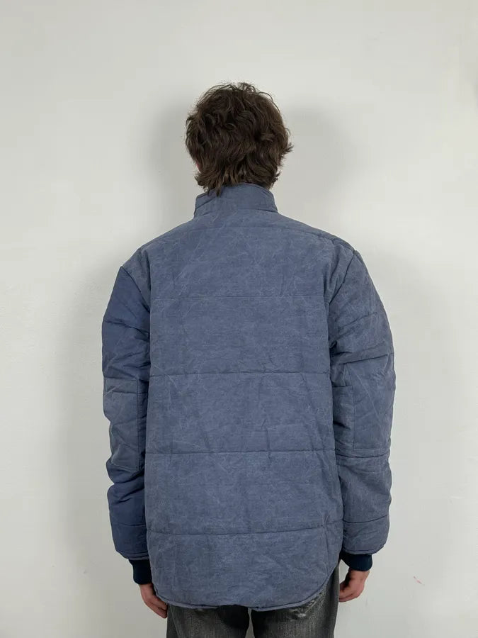 AW2015 Our Legacy Blue Pigment Tie Dye Puffer Bomber Jacket RutiipE 2