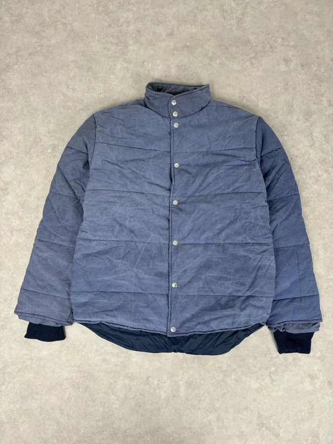 AW2015 Our Legacy Blue Pigment Tie Dye Puffer Bomber Jacket RutiipE 0
