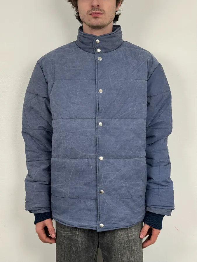 AW2015 Our Legacy Blue Pigment Tie Dye Puffer Bomber Jacket RutiipE 1