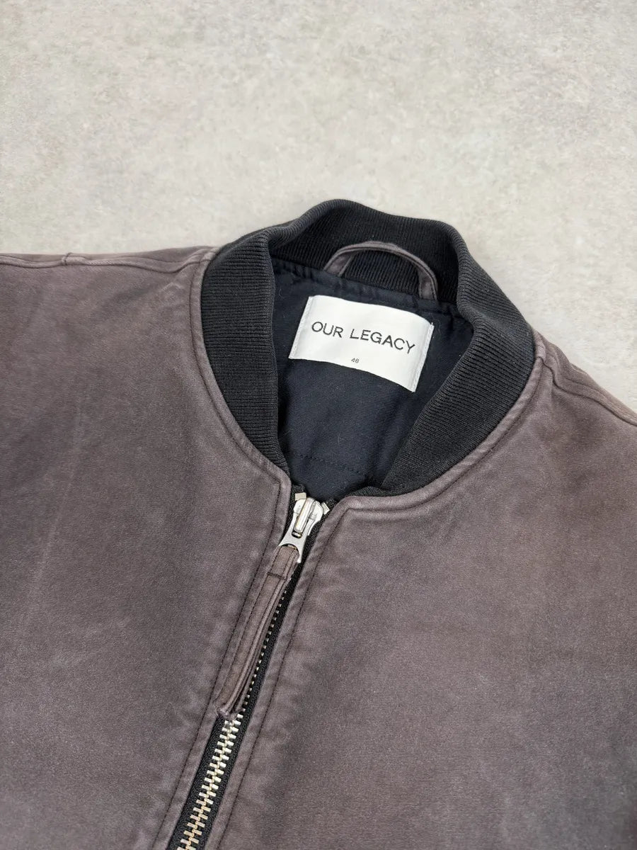 AW2015 Our Legacy Grey Faded Bomber Jacket  TjFdtFf 7