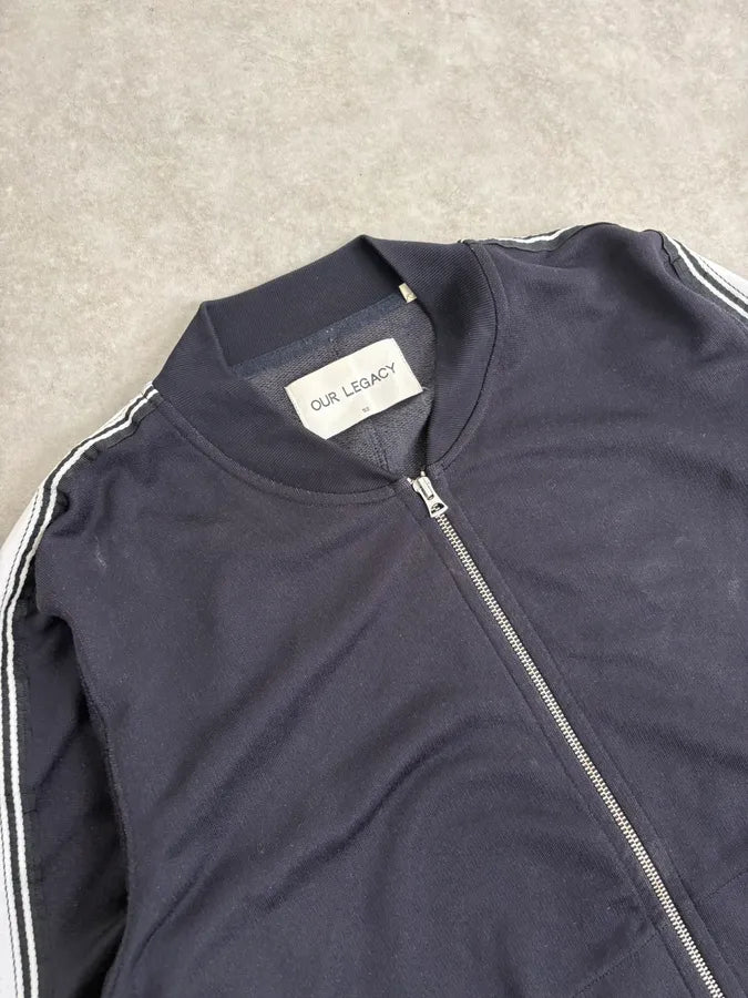 AW2015 Our Legacy Navy Track Stripes Jacket cNHFgWK 4
