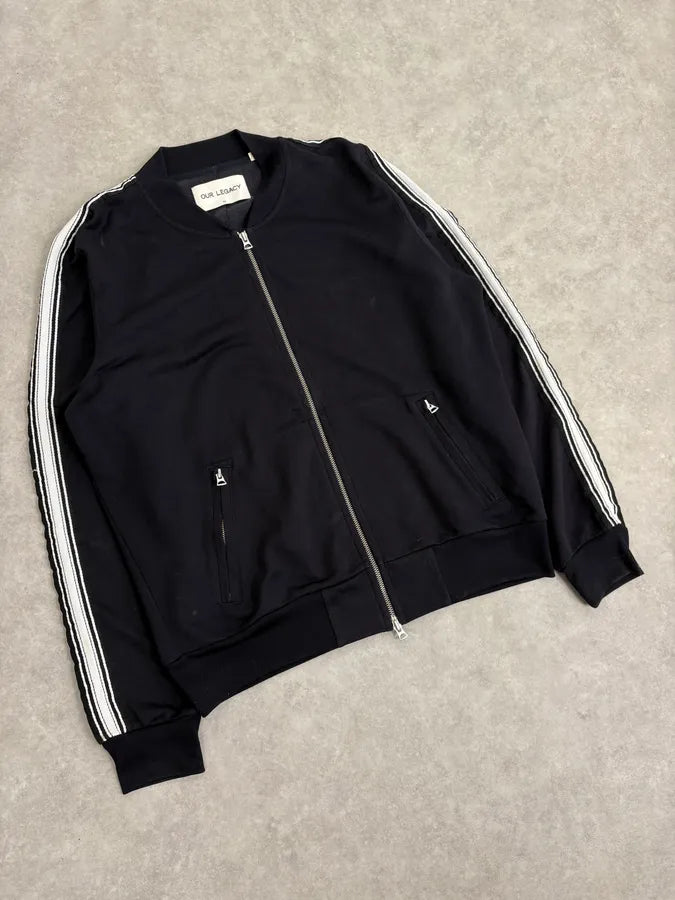AW2015 Our Legacy Navy Track Stripes Jacket cNHFgWK 3