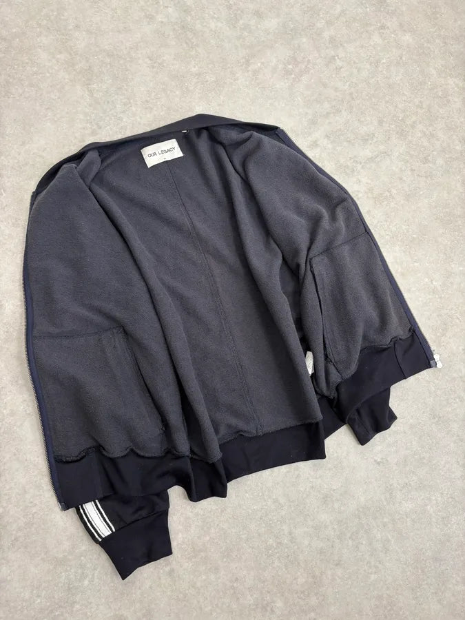 AW2015 Our Legacy Navy Track Stripes Jacket cNHFgWK 6