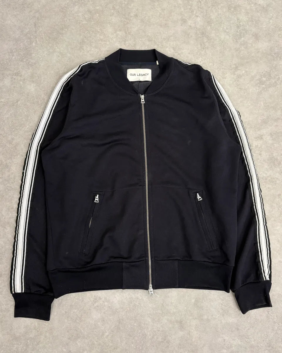 AW2015 Our Legacy Navy Track Stripes Jacket cNHFgWK 0