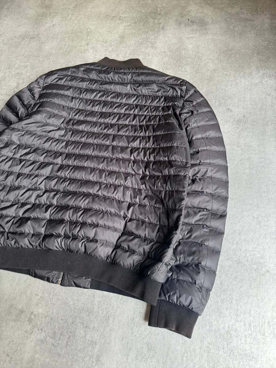 AW2015 Prada Black Minimalist Duffle-Coat Jacket oouJnno 2
