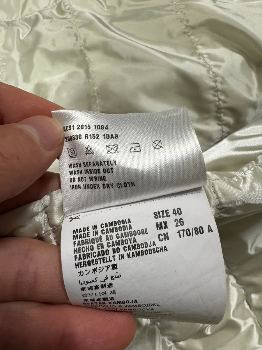 AW2015 Prada Olive Puffer Down Nylon Jacket PavjLkB 12