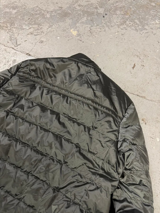 AW2015 Prada Olive Puffer Down Nylon Jacket PavjLkB 8