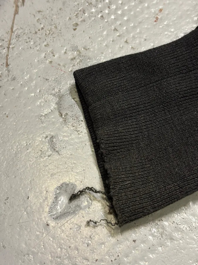 AW2015 Rick Owens Black Lamb Leather Avant-Garde Jacket vXQchLW 8