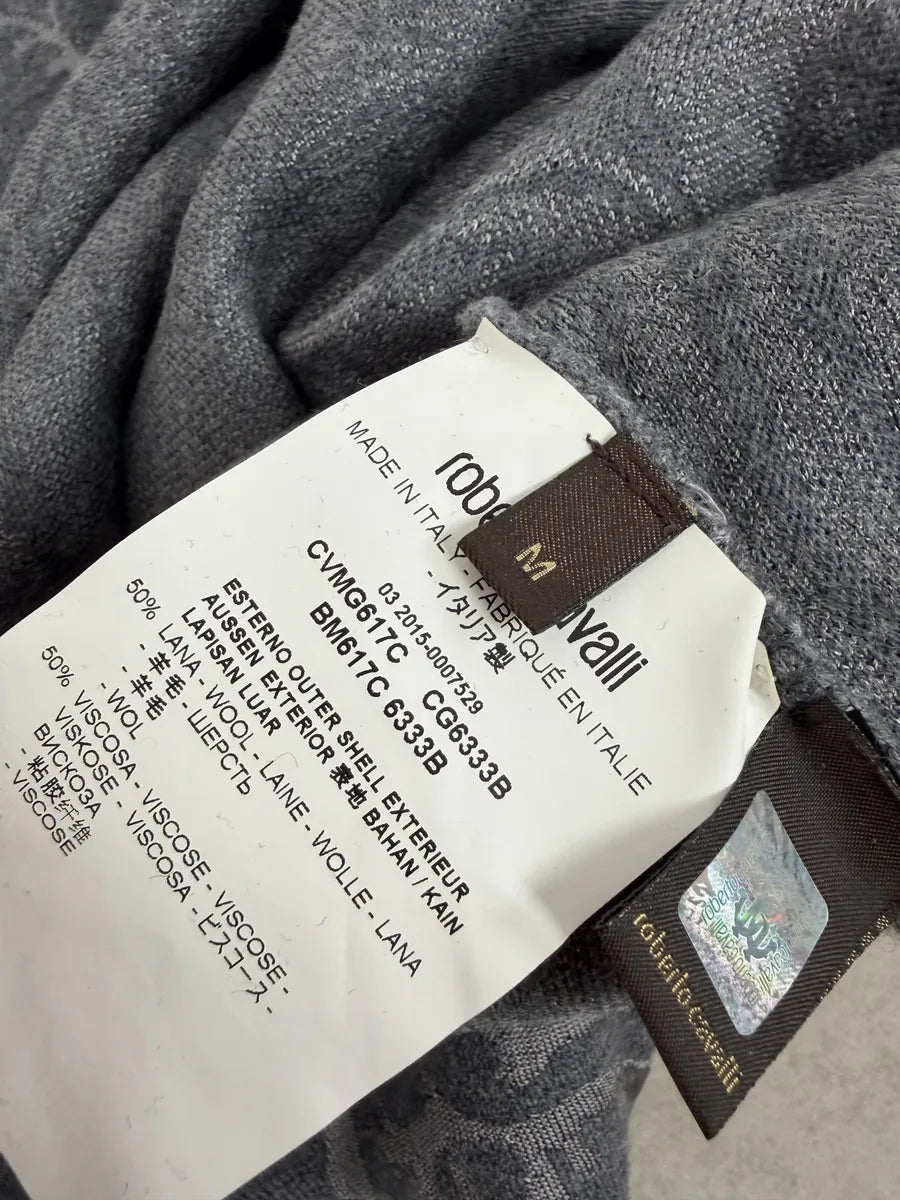 AW2015 Roberto Cavalli Spiritual Grey Turtleneck tNEpjbL 6