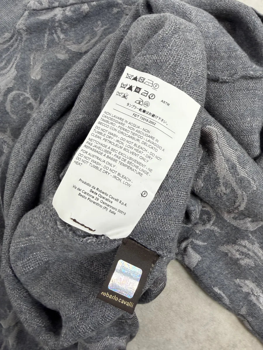 AW2015 Roberto Cavalli Spiritual Grey Turtleneck tNEpjbL 7