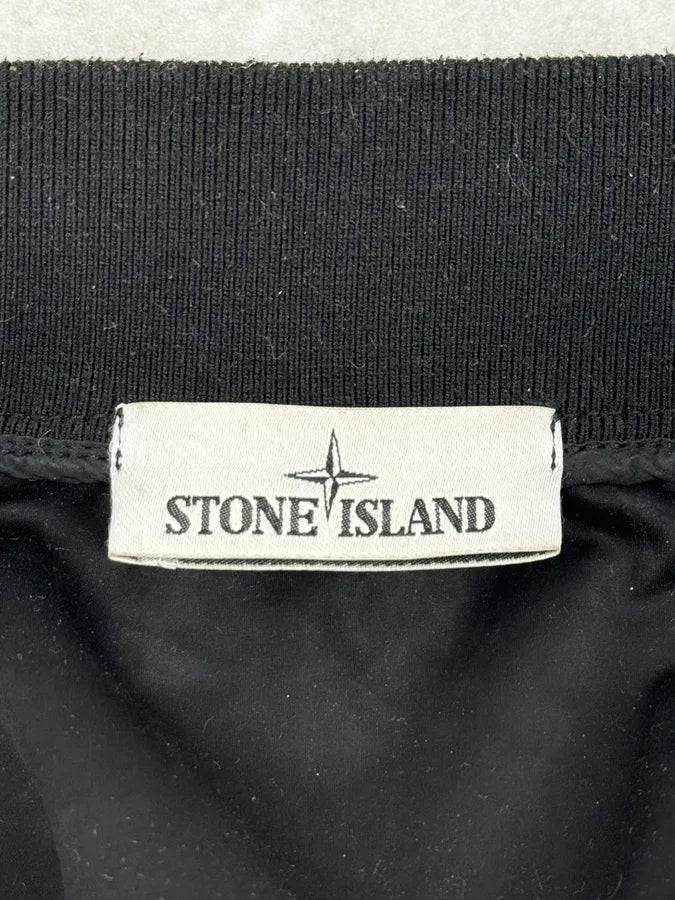 AW2015 Stone Island Black Minimalist Bomber Jacket AEyEErY 11