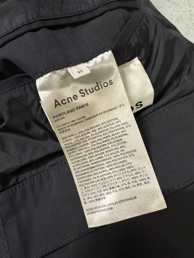 AW2016 Acne Studios Black Minimalist Jacket (M) 8