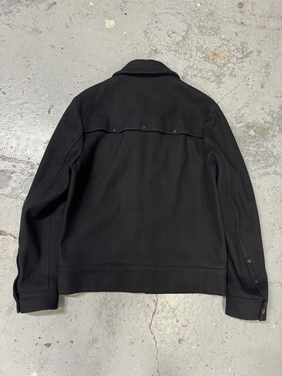 AW2016 Acne Studios Black Minimalist Wool Jacket rIgabnl 1