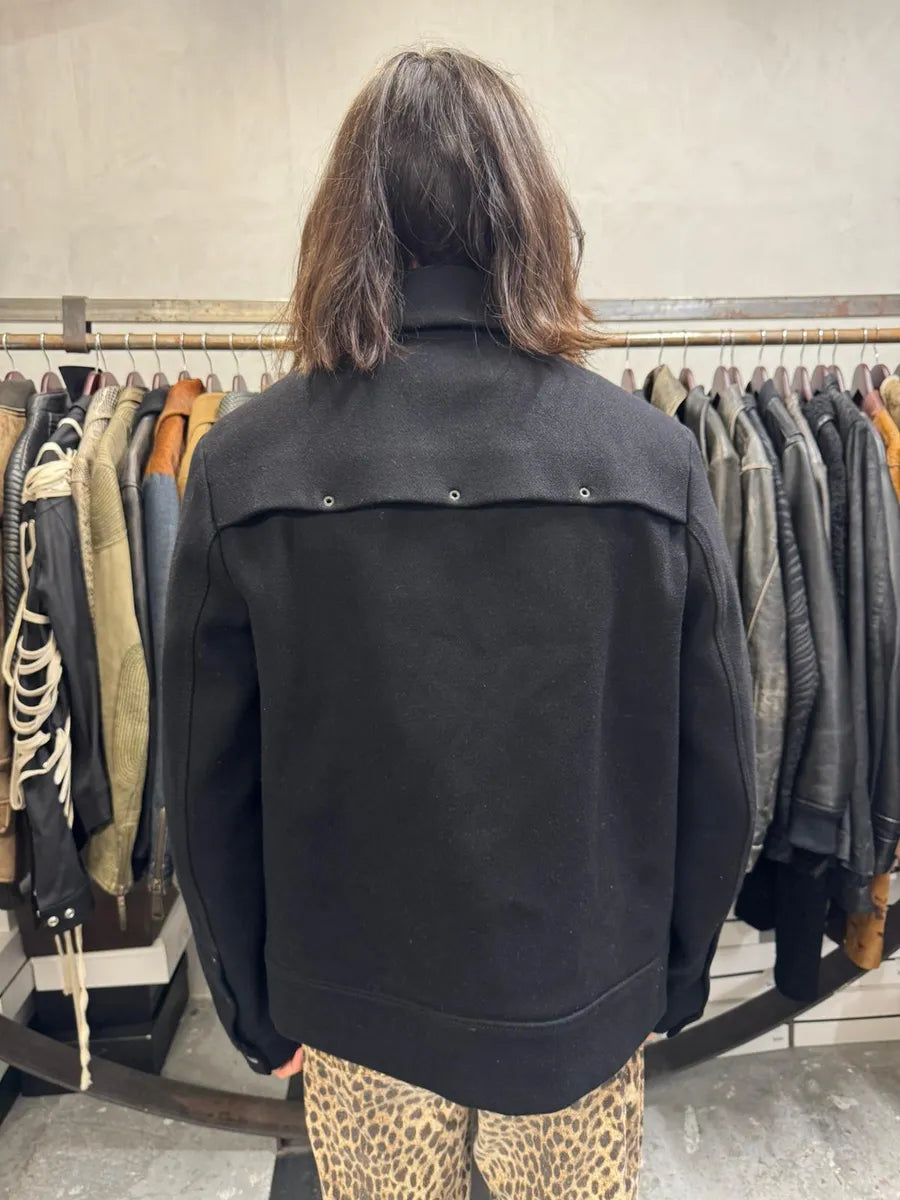 AW2016 Acne Studios Black Minimalist Wool Jacket rIgabnl 3