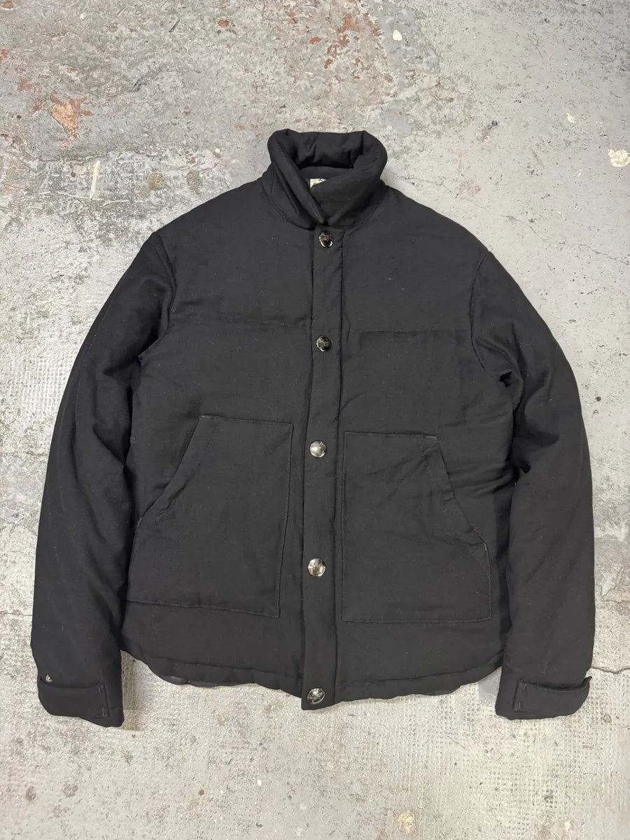 AW2016 Acne Studios Black Wool Puffer Jacket GEwdvKW 0
