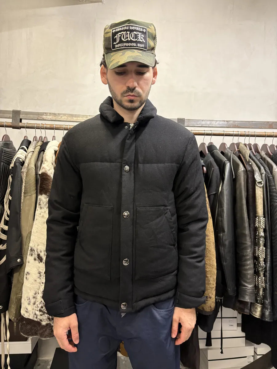 AW2016 Acne Studios Black Wool Puffer Jacket GEwdvKW 1