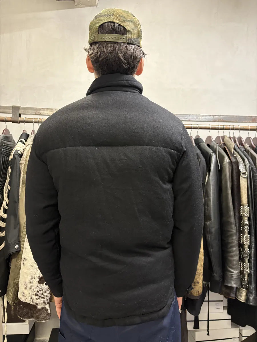 AW2016 Acne Studios Black Wool Puffer Jacket GEwdvKW 2