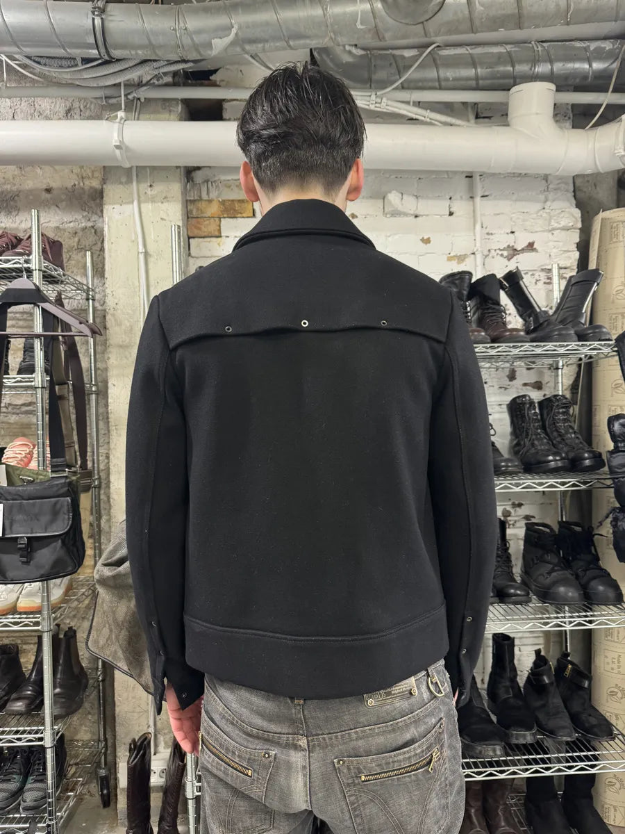 AW2016 Acne studios Black Wool Structural Jacket (M) 3