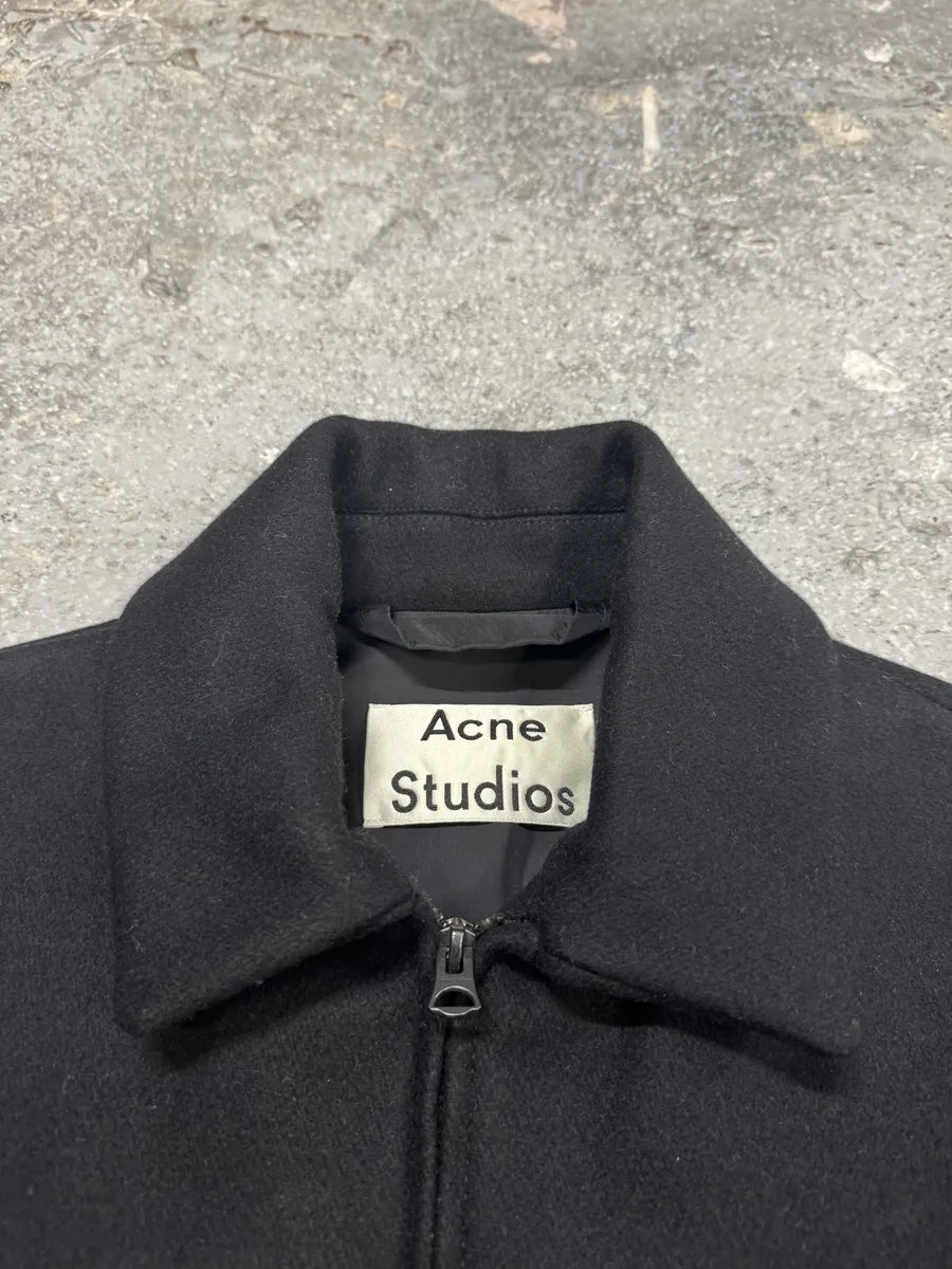 AW2016 Acne studios Black Wool Structural Jacket (M) 4