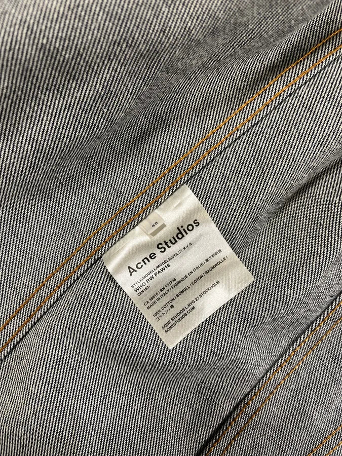 AW2016 Acne Studios Blue Brut Denim Jacket hHdvqWY 9
