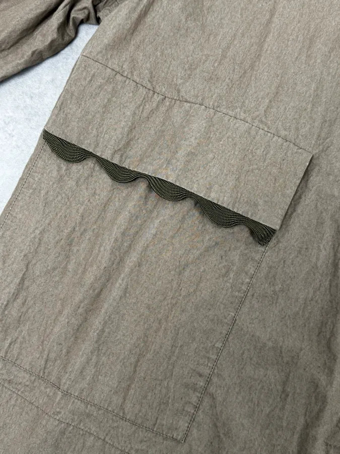 AW2016 Acne Studios Camel Solar Ribbon Windbreaker Jacket WPmFXVu 8