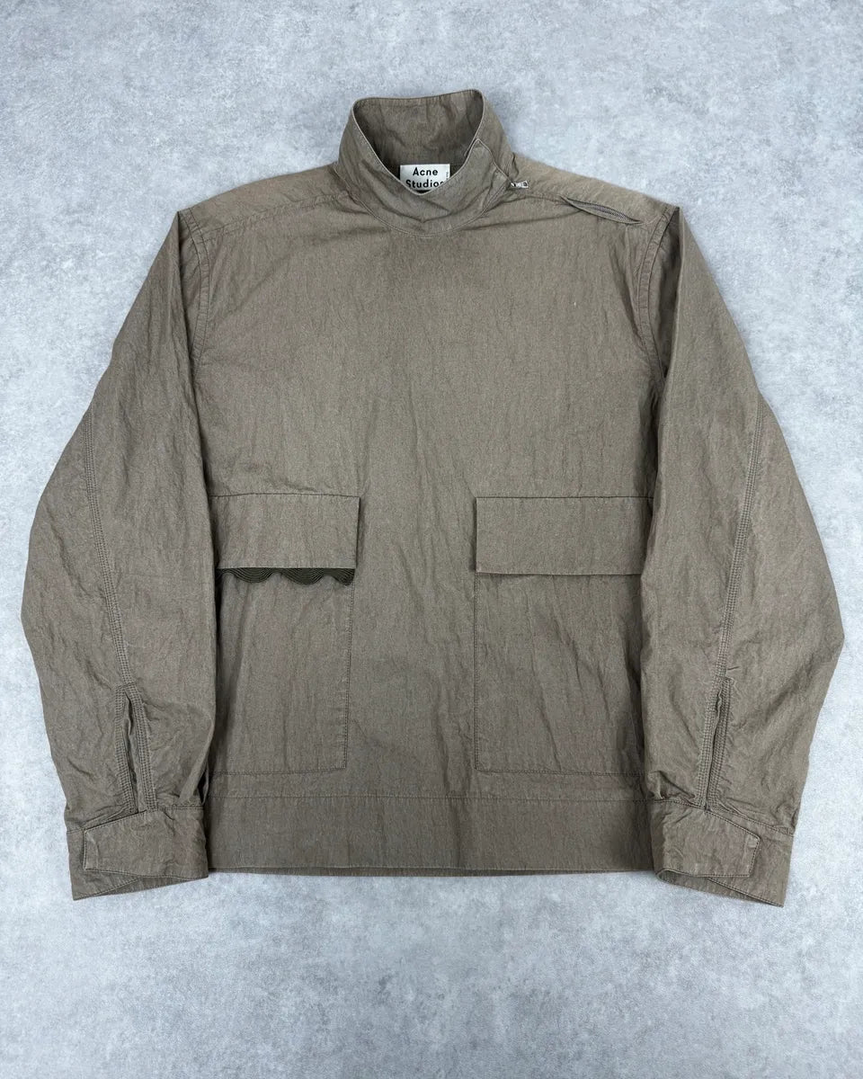 AW2016 Acne Studios Camel Solar Ribbon Windbreaker Jacket WPmFXVu 0