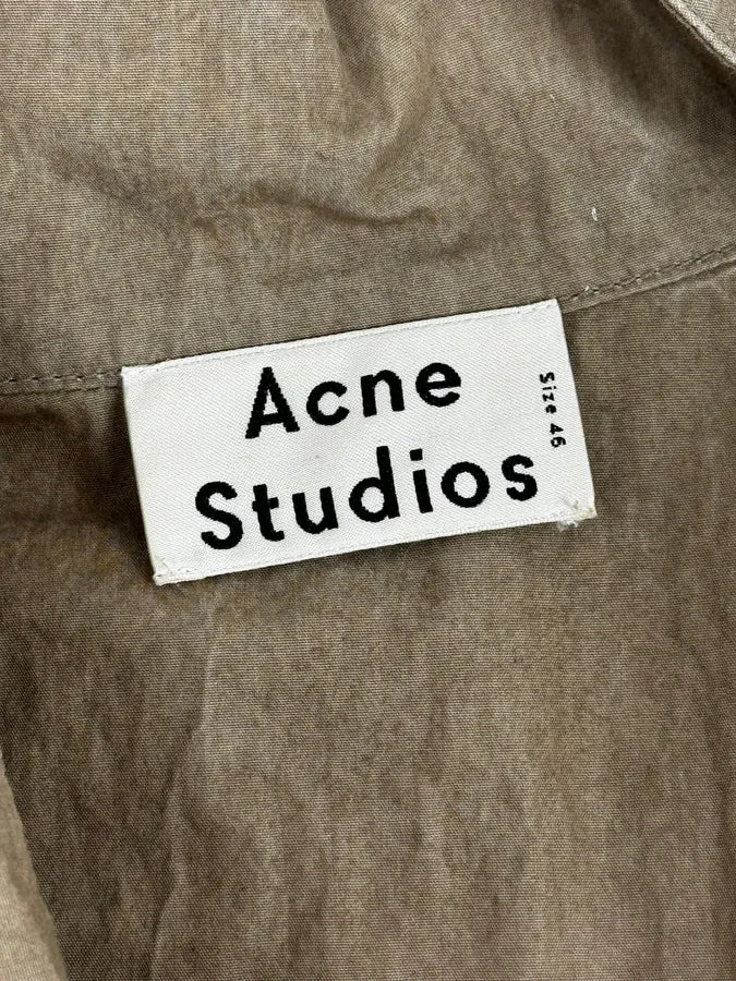 AW2016 Acne Studios Camel Solar Ribbon Windbreaker Jacket WPmFXVu 9