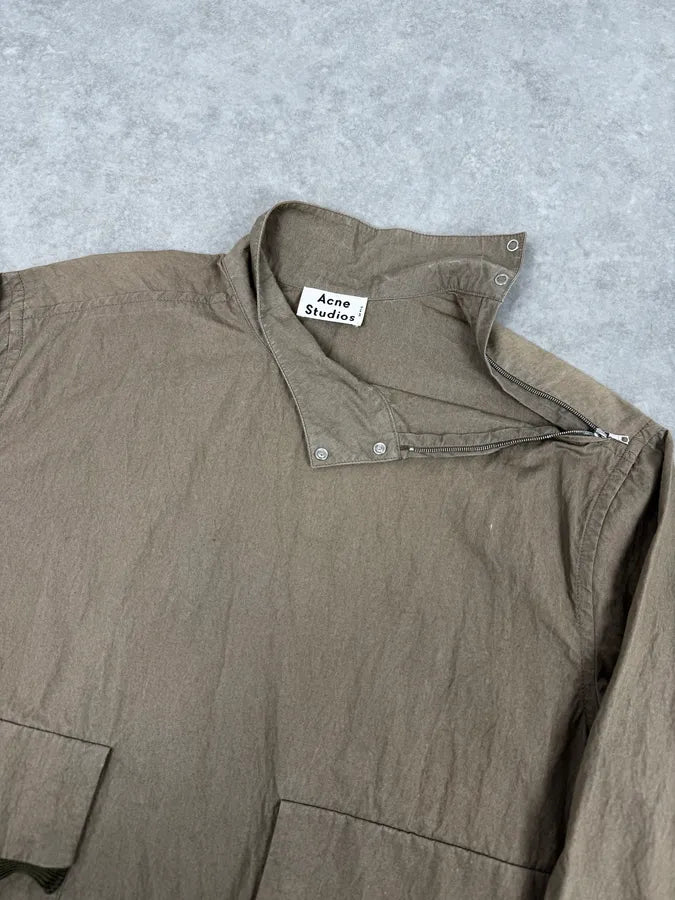 AW2016 Acne Studios Camel Solar Ribbon Windbreaker Jacket WPmFXVu 5