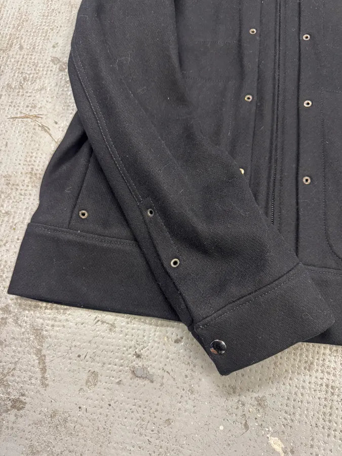 AW2016 Acne Studios Navy Wool Structured Jacket (M) viMWkRJ 4