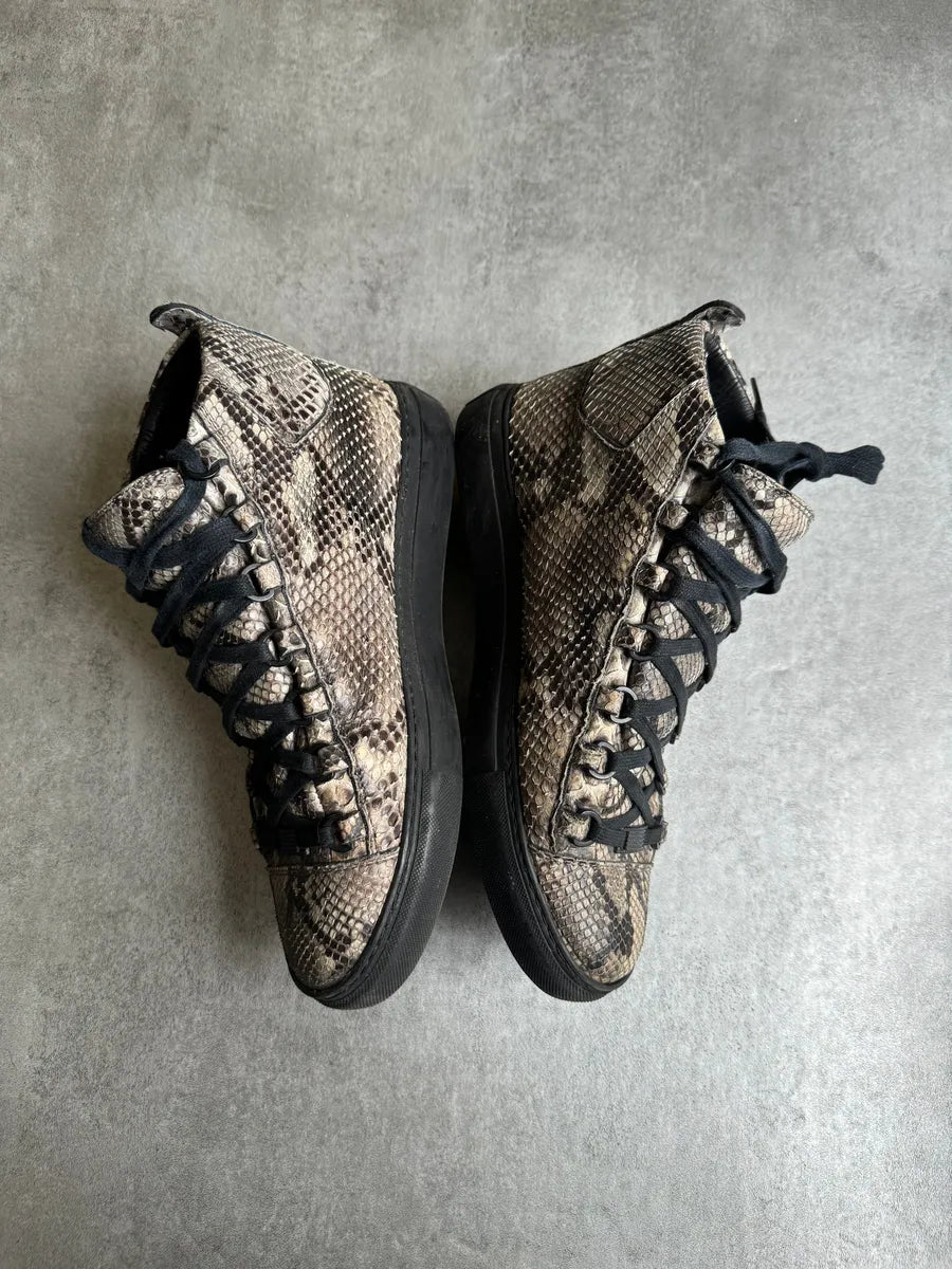 AW2016 Balenciaga Arena High Python Leather IYkifBP 5